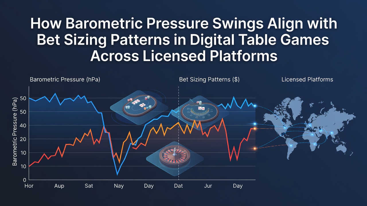 How Barometric Pressure Swings Align with Bet Sizing Patterns in Digital Table Games Across Licensed Platforms