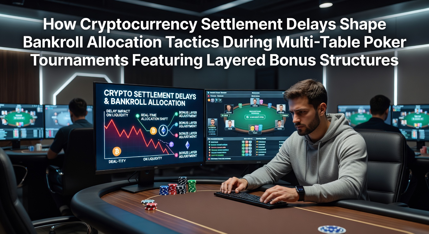 Poker players managing digital wallets during multi-table tournaments with crypto payment interfaces visible on screens