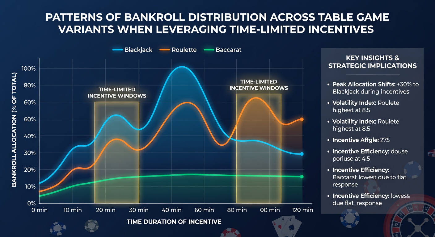 Player behavior analysis across poker and baccarat tables during expiring bonus periods