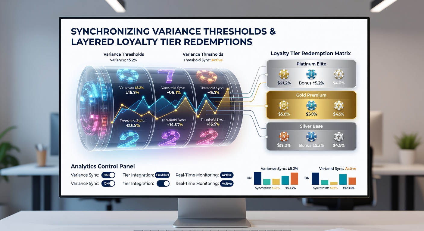 Multi-currency settlement dashboard displaying loyalty tier redemptions alongside progressive meter adjustments